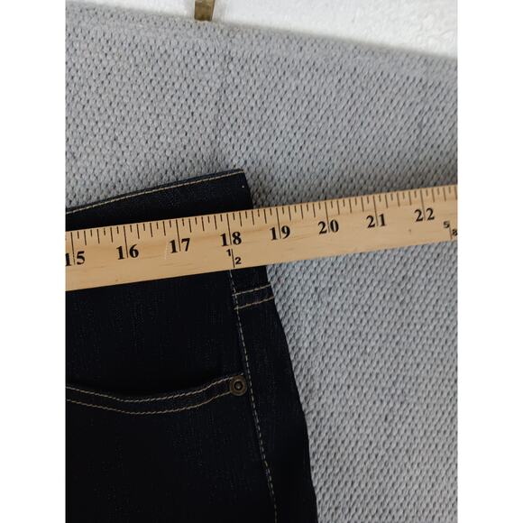 Jordache Bootcut Jeans Womens 14 Blue Wide Leg Stretch Western Cowgirl - Picture 11 of 15